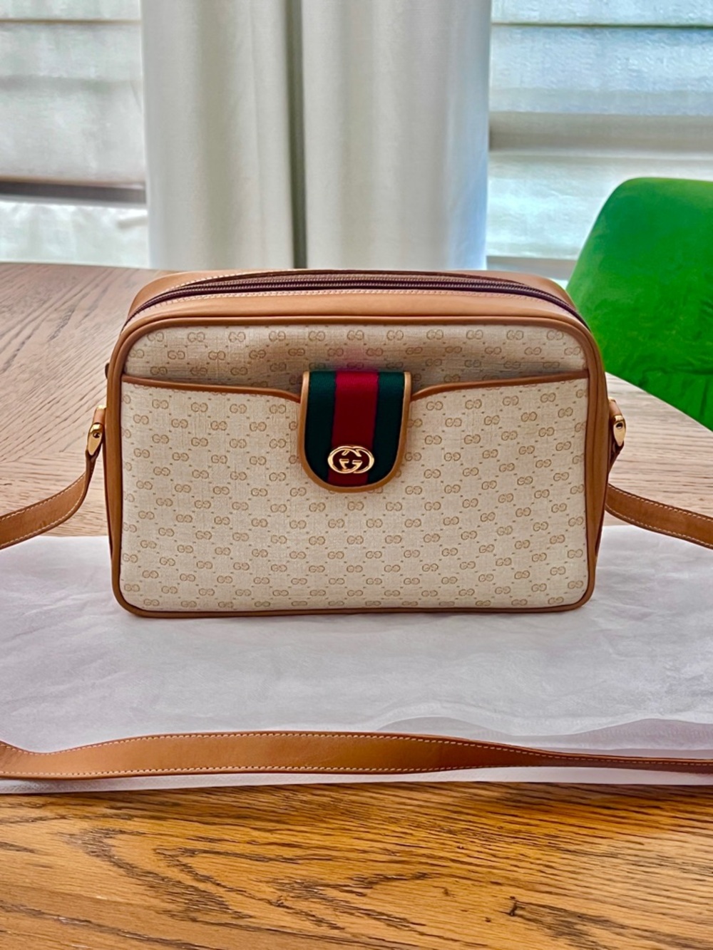 Gucci GG Sherry Line Pochette RARE AUTHENTIC VINTAGE